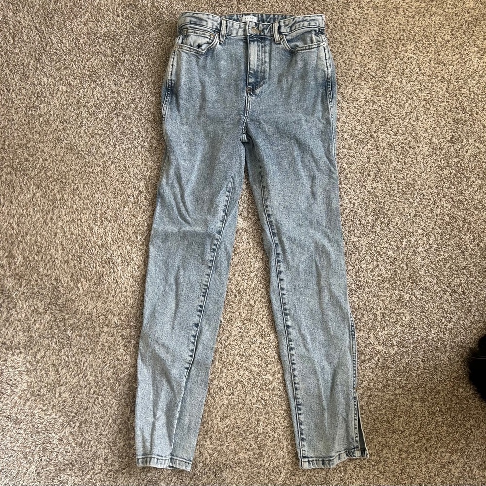 Gianni Bini Denim Jeans Straight Leg High Rise Casual 27